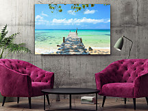 Obraz Cesta do raja more molo